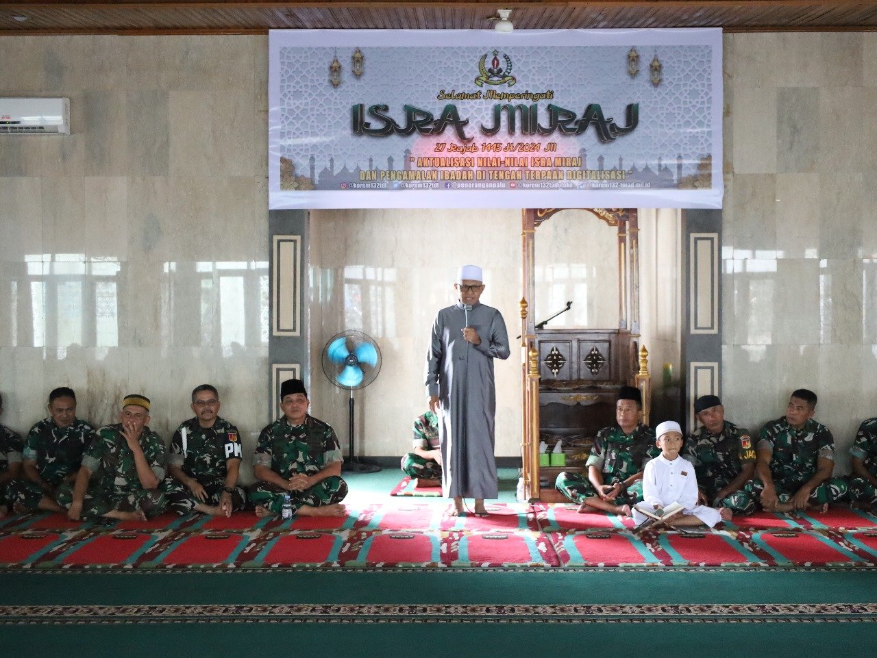 Pesan Danrem Tadulako Di Momen Peringatan Isra Mi Raj Nabi Muhammad Saw H M Manado News