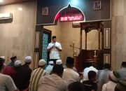 Danrem Brigjen TNI Dody Triwinarto Sholat Isya dan Tarawih Pertama di Masjid Al-Aqsa Makorem Tadulako