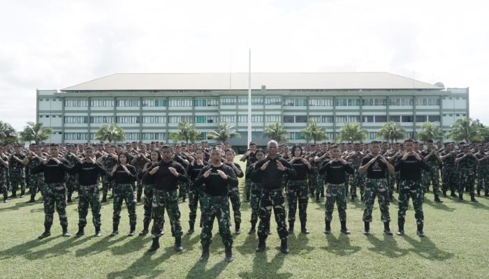 Ratusan Prajurit Kodam XIII Merdeka Tingkatkan Kemampuan Bela Diri Taktis