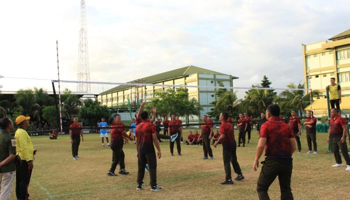 Olahraga Bersama Jadi Penutup Apel Dansat Tersebar Kodam XIII/Merdeka