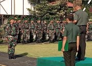 Tingkatkan Semangat Nasionalisme Dandim 1302/Minahasa Pimpin Upacara Bendera Mingguan Rutin Hari Senin