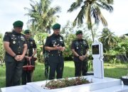 Jelang HUT ke-66, Kodam XIII/Merdeka Ziarah Rombongan ke Makam Brigjen TNI Denny Masengi