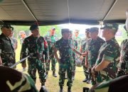 Asops Panglima TNI Periksa Kesiapan Operasi Satgas Yonif 715/Motuliato