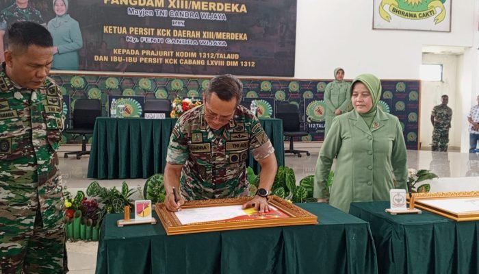 Ini Arahan Pangdam Merdeka saat Kunker ke Kodim Talaud