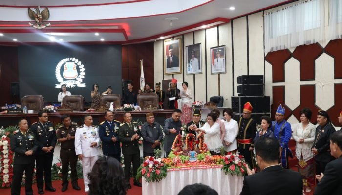 Pangdam Merdeka Hadiri Rapat Paripurna DPRD HUT ke-401 Kota Manado