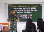 Tim Satgas TMMD ke-121 Kodim Minahasa Sosialisasikan Rekrutmen TNI AD