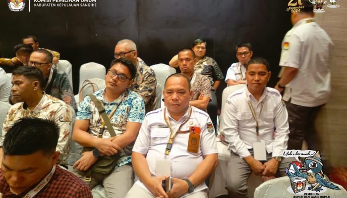 KPU Sangihe Hadiri Rakor Persiapan Penerimaan Bakal Pasangan Calon