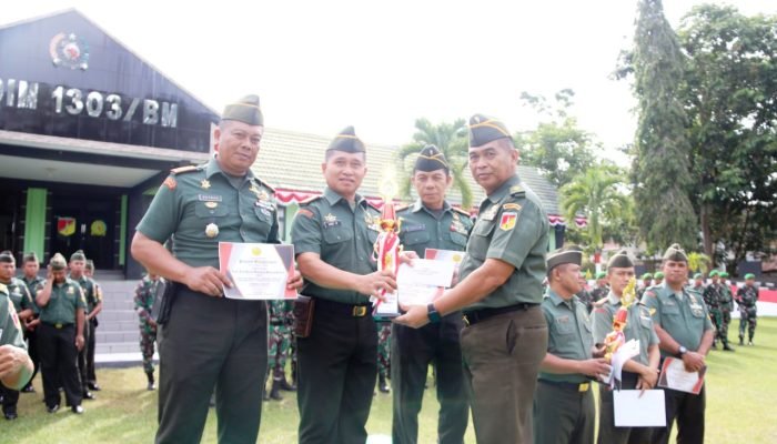 Kasdim Bolmong Tutup Lomba Cerdas Cermat Antar Babinsa dan Danramil Jajaran Kodim Bolmong