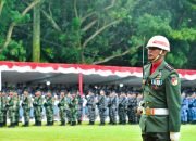 Letkol Inf Madiyan Surya Jadi Komandan Upacara Peringatan Proklamasi ke-79 di Kantor Gubernur Sulut