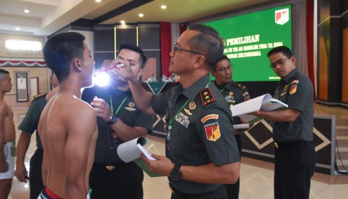 Pangdam Merdeka Pimpin Sidang Parade Caba PK TNI-AD TA 2024