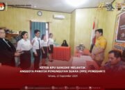 Pelantikan Anggota PPS Pengganti oleh KPU Sangihe