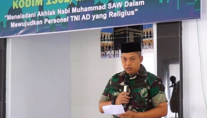 Kodim Minahasa Gelar Peringatan Maulid Nabi Muhammad SAW