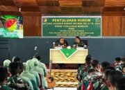 Cegah Pelanggaran, Kakumdam Merdeka Beri Penyuluhan Hukum ke Prajurit di Luwuk Banggai