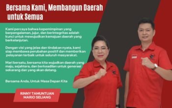 Elektabilitas Rinny Tamuntuan-Mario Seliang Melejit, Saingi Pesaing di Sangihe