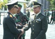 Danrem Gorontalo Brigjen TNI Hari Pahlawantoro Pimpin Acara Laporan Kenaikan Pangkat Prajurit Korem 133/Nani Wartabone Periode 1 Oktober 2024