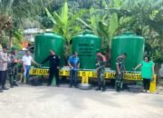 Satgas Pamputer Denzipur15/SLM Gaungkan Program TNI Manunggal Air Di Kampung Kawaluso