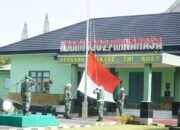 Kasdim 1302/Minahasa Pimpin Upacara Bendera Hari Senin