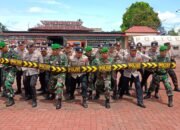 Kodim Minahasa dan Polres Tomohon Latihan Bersama Pengamanan Pilkada