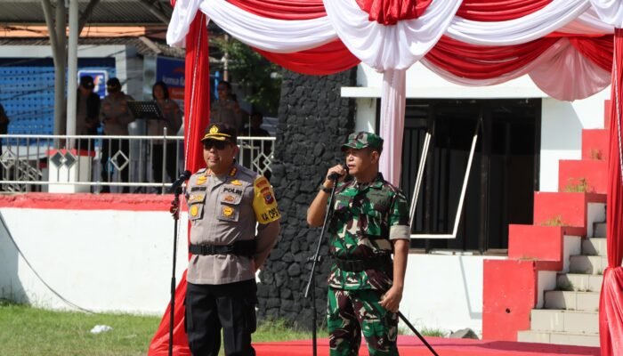 Personel Polresta dan Kodim Manado Disiagakan Jelang Pemungutan Suara