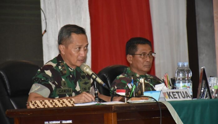 Pangdam Merdeka Pimpin Sidang Pemilihan Caba PK TNI AD