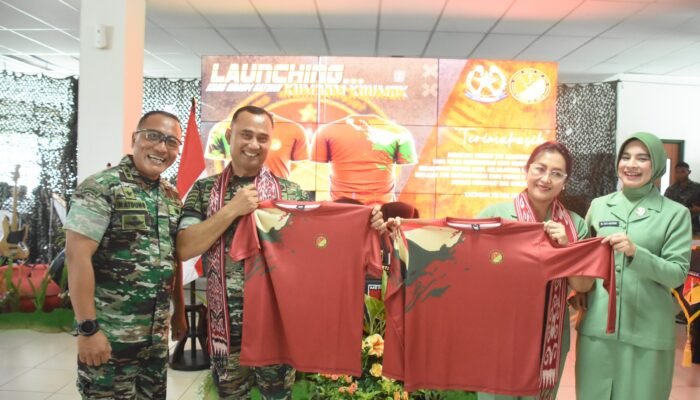 Dirkumad Launching Kaos Oraum Satuan Kumdam XIII/Merdeka